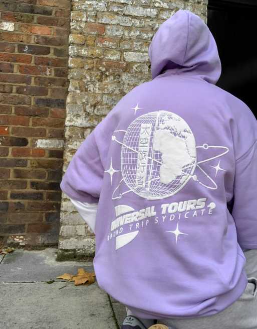 White best sale purple hoodie