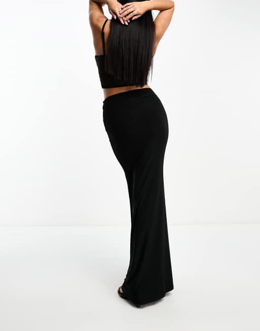 Asos high waisted outlet maxi skirt