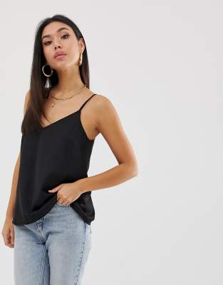 asos black cami