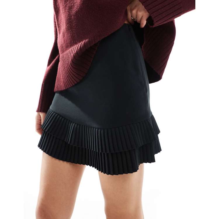Pleated Mini Skort ダークモカ
Her lip to スコート Women's Pleated Mini Skort | Women's Clearance | Abercrombie.com