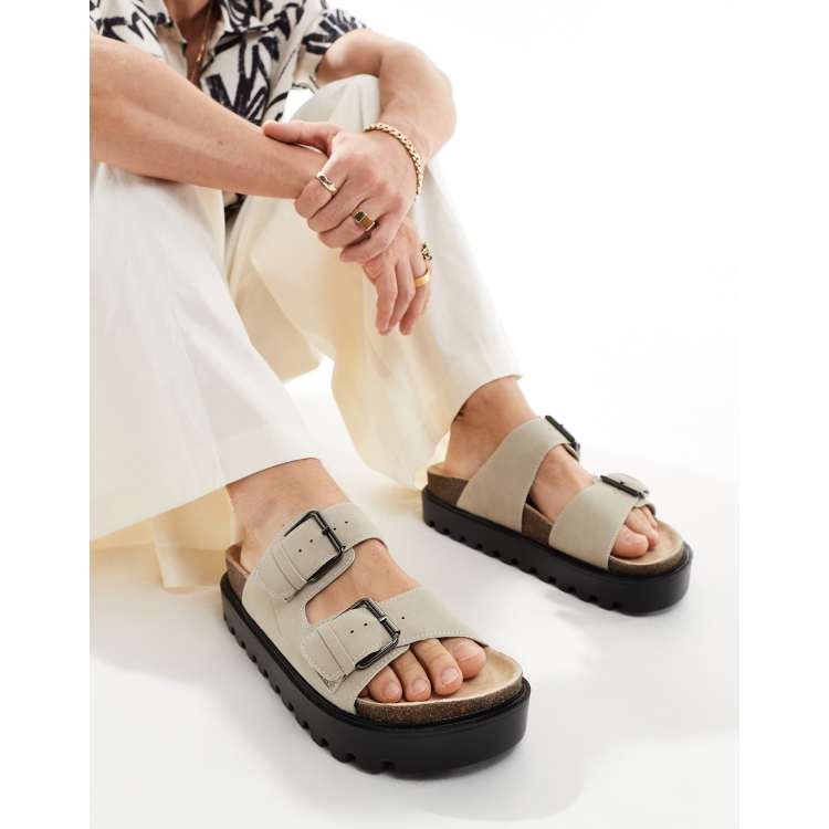 Asos design foolish chunky flat sandals shop