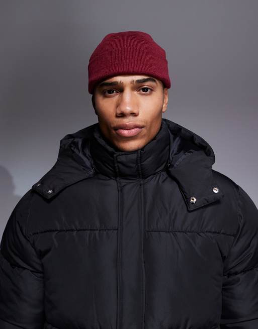 ASOS DESIGN Doudoune avec capuche amovible Noir ASOS