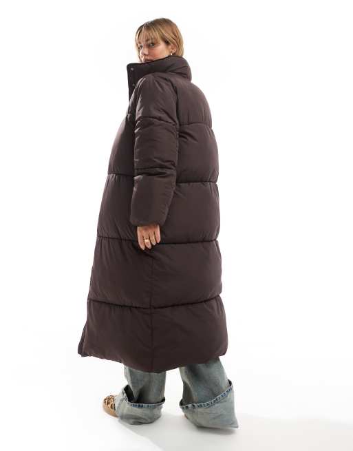 ASOS DESIGN Doudoune longue Chocolat ASOS