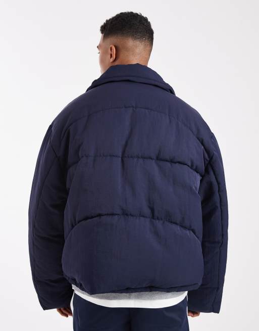 ASOS DESIGN - Doudoune oversize - Bleu marine, 3 de 5
