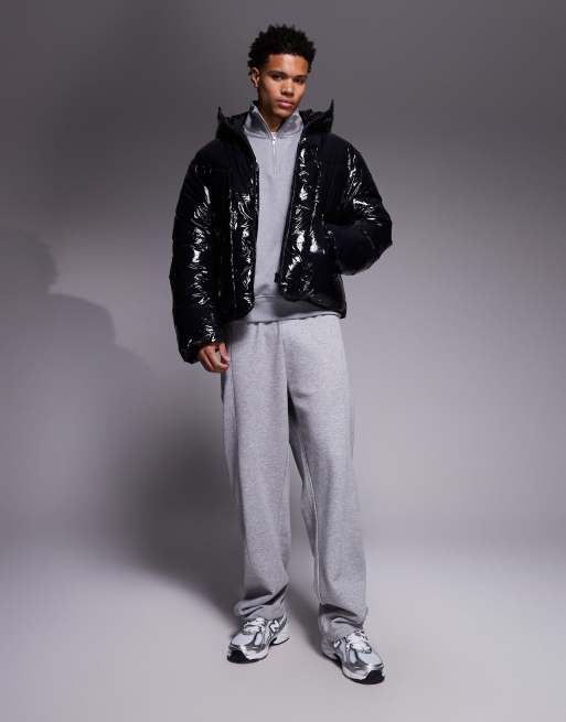 ASOS DESIGN - Doudoune oversize ultra brillante - Noir, 2 de 5