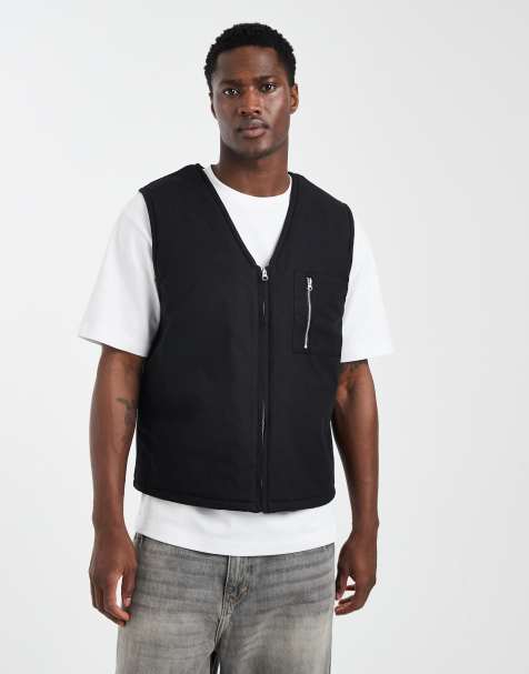 ASOS DESIGN - Doudoune sans manches matelassée - Noir - view 1