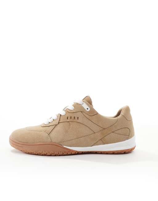 ASOS DESIGN - Downtime - Beige sneakers i fodboldstil, 2 af 5