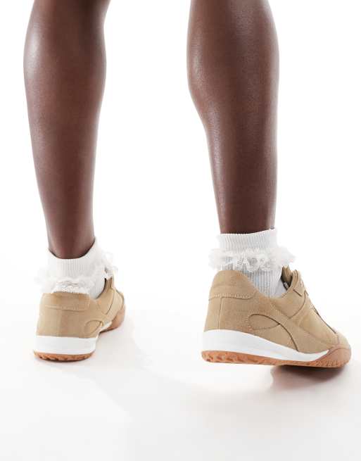 ASOS DESIGN – Downtime – Beżowe buty sportowe w piłkarskim stylu, 5 z 5