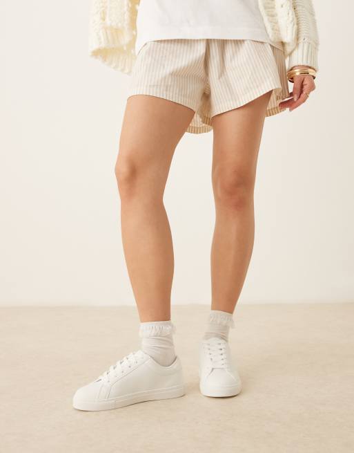 ASOS DESIGN - Drama - Sneakers in wit, 3 van 5