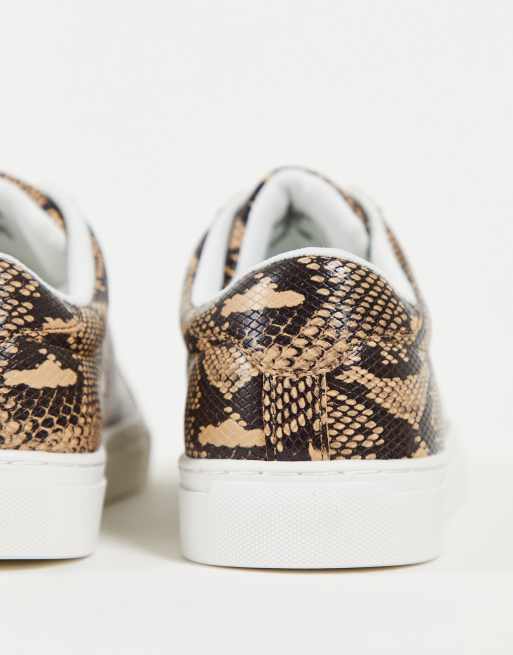 ASOS DESIGN Drama Sneakers pitonate ASOS