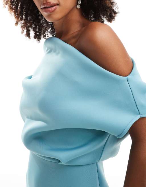 Asos blue scuba dress sale