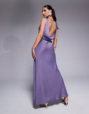 sachin and babi light blue dress Ivory Bow Back Halter Neck Satin Dress – Désir Couture