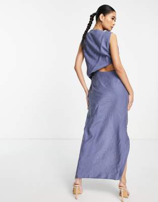 missguided midi smock dress