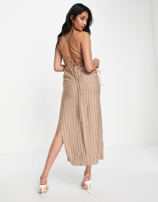 Asos seersucker outlet dress