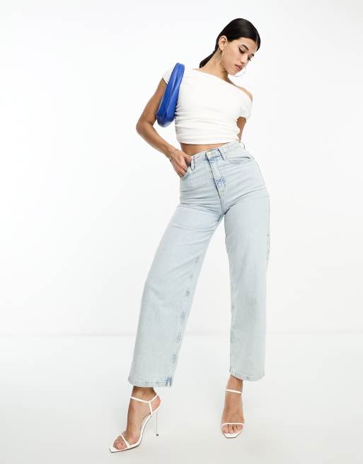 ASOS DESIGN drape top in white | ASOS