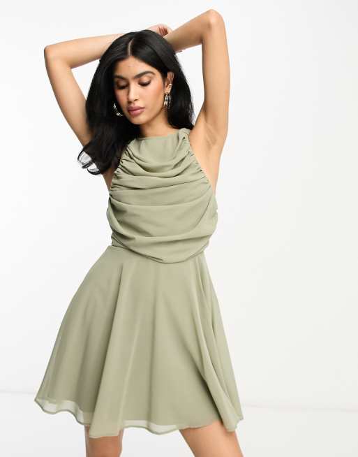 Asos mini skater dress best sale