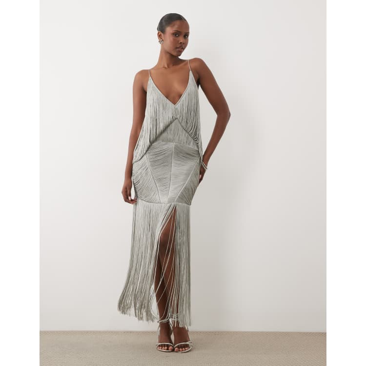 asos party maxi dresses Dresses Shop Asos Xmas Party Dresses White Christmas Dresses Asos Design  Strappy Sequin Maxi Dress With