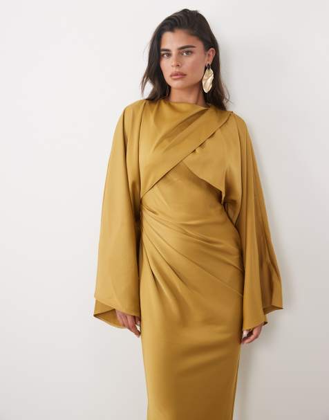 cute orange dress Women's Hello Gorgeous Cotton Belted Sleeveless Midi | Size: L the epitome of cute Color:#32-Sage Green Navy Blue And Silver modest_swim