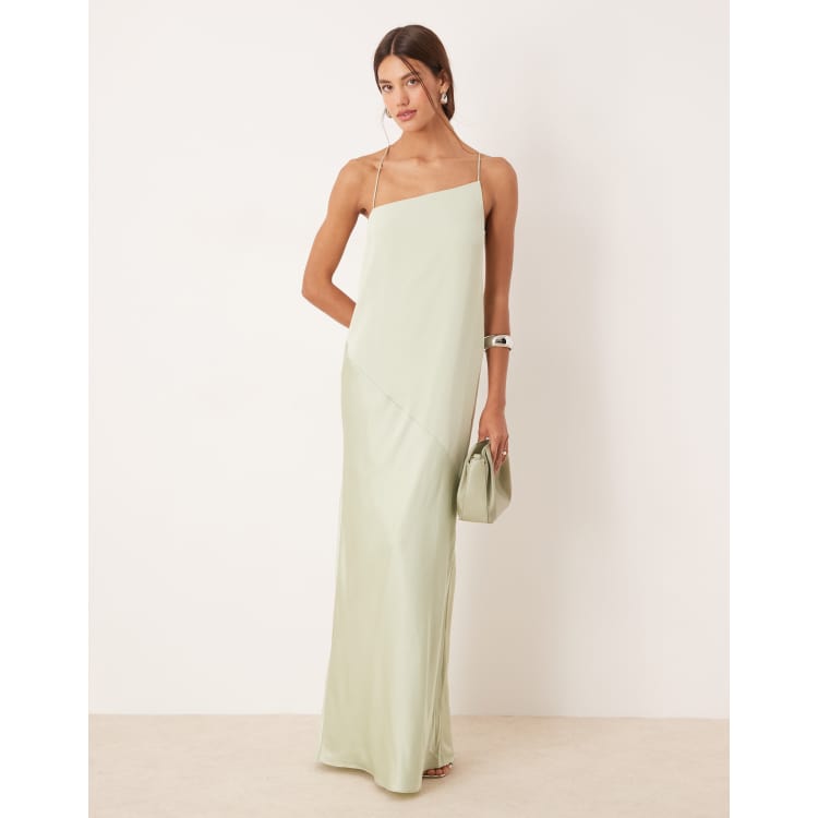 【新品未使用】asymmetry drape cami dress asymmetry drape cami dress – célon