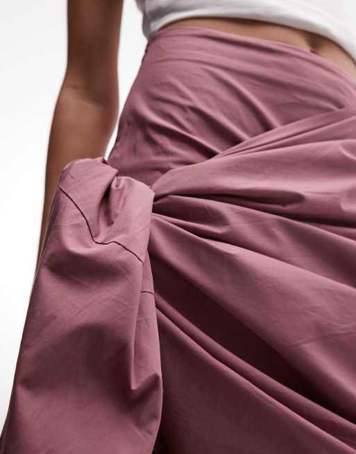 ASOS DESIGN – Drapierter Rock mit Bindedetail, 5 von 5