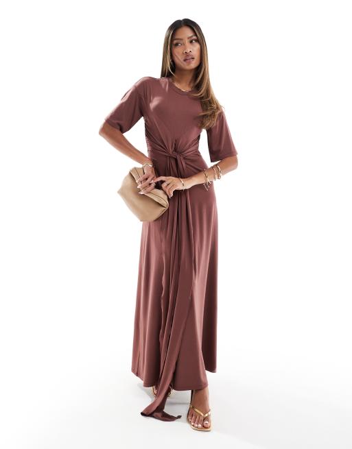 Asos t shirt maxi dress online