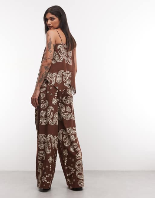 ASOS DESIGN drawstring wide leg trouser co-ord, 5 of 5