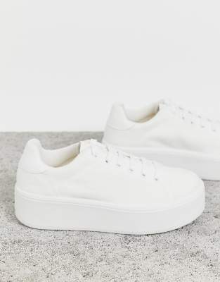 white platform sneakers asos