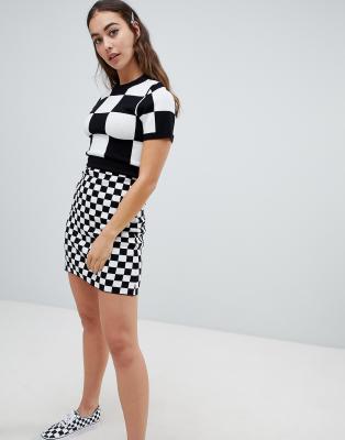 checkered dress asos