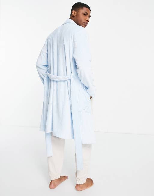 Mens fluffy dressing gown sales asos