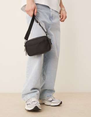 Asos Design Dressy Nylon Crossbody Bag