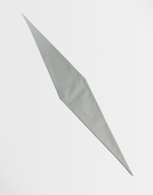 ASOS DESIGN - Driehoekge sjaal voor de hals met textuur in groen, 2 van 4