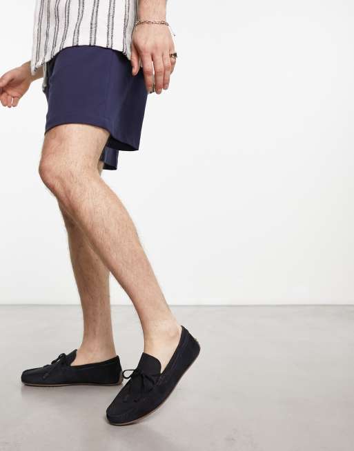 Asos navy hot sale loafers