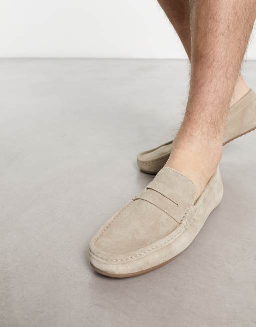 Asos mens best sale suede loafers