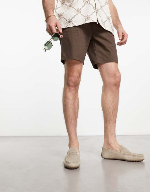 Suede loafers 2025 with shorts