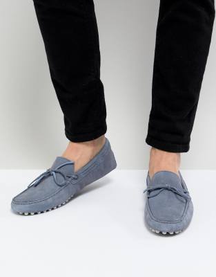 asos blue suede shoes