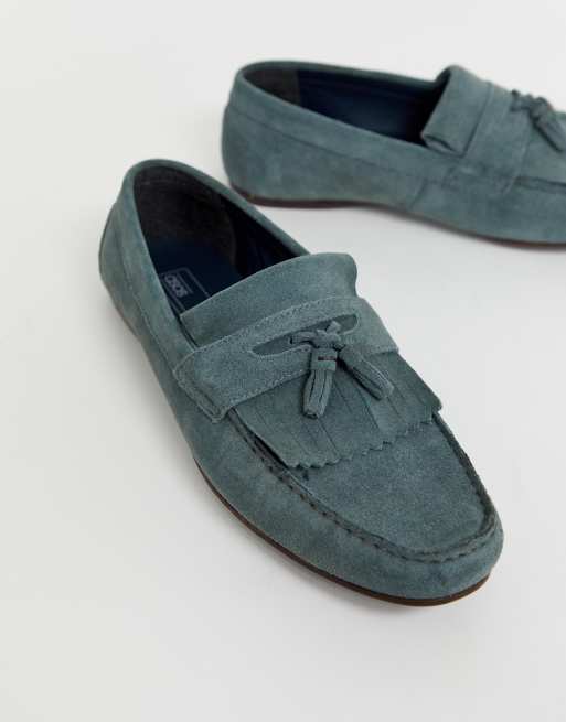 Asos blue hot sale suede shoes