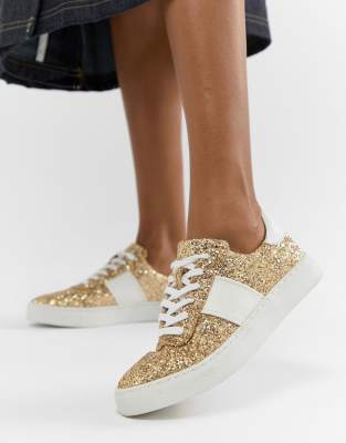 asos glitter trainers