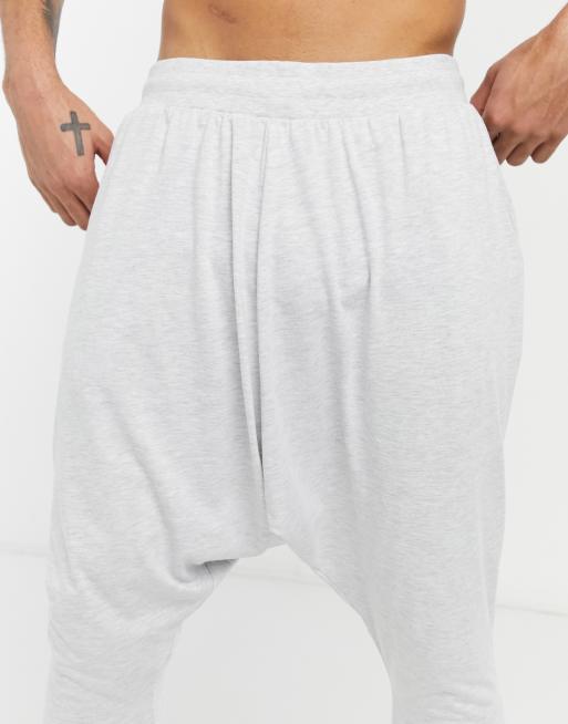 Asos drop crotch joggers with hot sale ruched detail