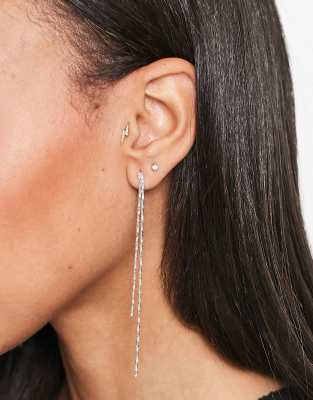 Thin sale chain earrings