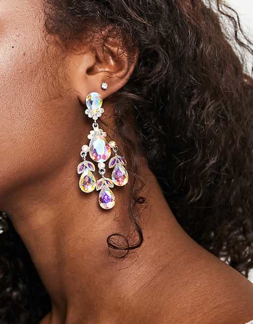 Crystal Multi Drop Earrings Crystal Multi Drop Earrings