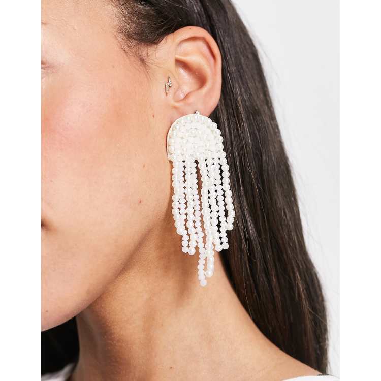 Designer tassel store earrings