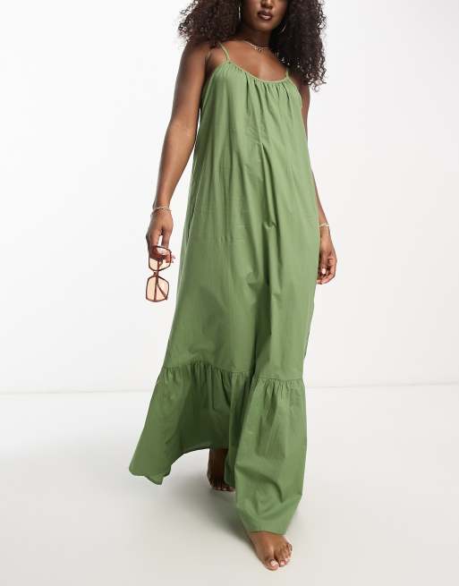 Khaki hot sale beach dress