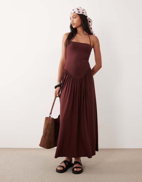 Halter Neck Dress | Winter Halter Midi & Maxi Dresses | ASOS