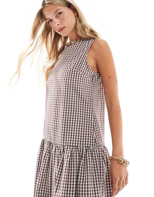 sachin and babi light blue dress Rihoas Gingham Square Neck Sundress main image 0