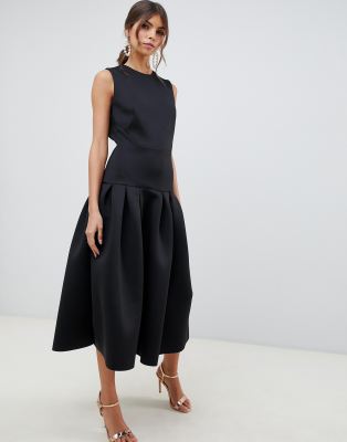 drop waist formal dress