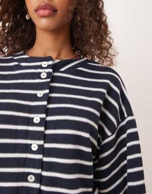 Asos Design Dropped Shoulder Cardigan