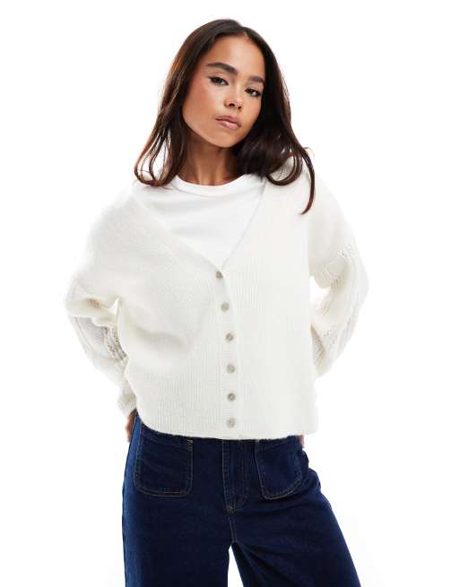 Asos white cardigan best sale