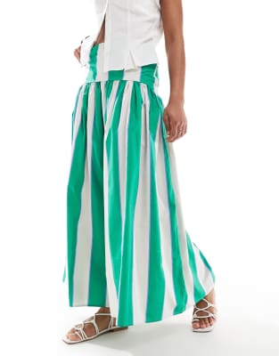 Asos Design Dropped Waist Maxi Skirt