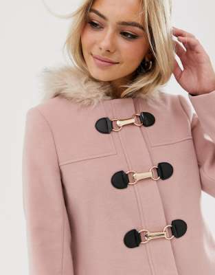 Duffle coat rose discount femme