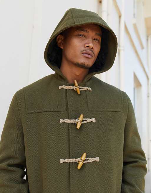 Khaki store duffle coat